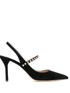 Miu Miu embellished slingback pumps