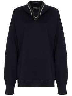 Y/Project draped neck knitted sweater