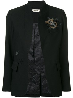 Zadig&Voltaire блейзер с отделкой