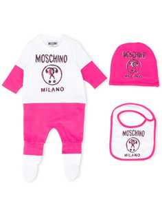 Moschino Kids пижама с логотипом