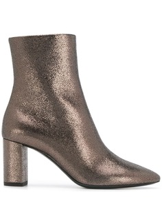 Saint Laurent ботильоны Lou с блестками