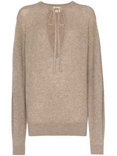 Khaite свитер Emma с V-образным вырезом