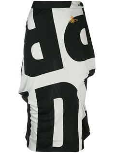 Vivienne Westwood Pre-Owned юбка миди с логотипом