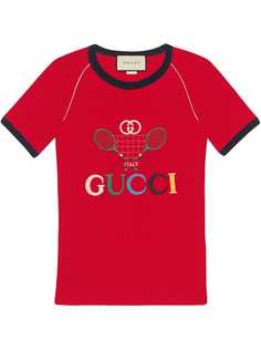 Gucci футболка Gucci Tennis в рубчик