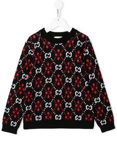 Gucci Kids джемпер вязки интарсия