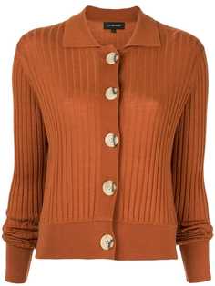 Lee Mathews классический кардиган в рубчик