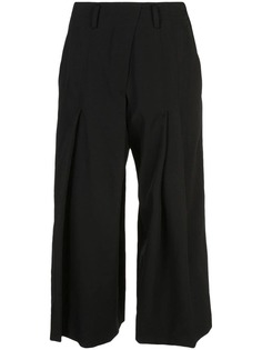 Ys panelled cropped trousers