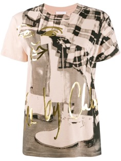 See By Chloé футболка с принтом