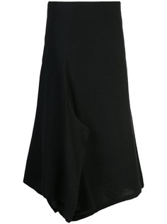 Ys drape oversized panelled trousers