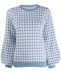 Shrimps gingham sweatshirt