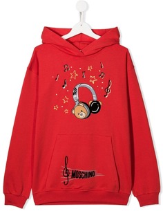 Moschino Kids худи с принтом Teddy Bear