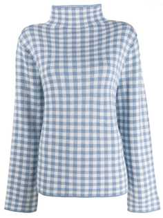 Shrimps gingham print sweatshirt