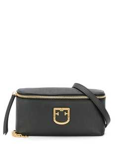 Furla logo plaque belt bag