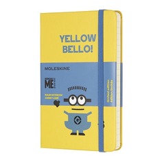 Блокнот Moleskine LE MINIONS Pocket 90x140мм 192стр. линейка желтый