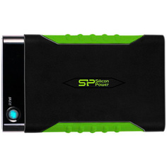 Внешний жесткий диск 2.5" Silicon Power 2TB Armor A15 Black/Green
