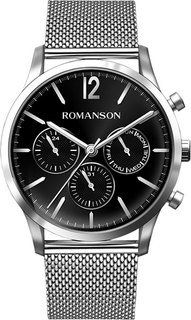 Мужские часы в коллекции Adel Мужские часы Romanson TM8A34FMW(BK)