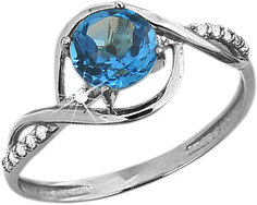 Серебряные кольца Кольца Aquamarine 6520705A-S-a
