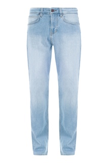 Голубые джинсы прямого кроя Strellson
