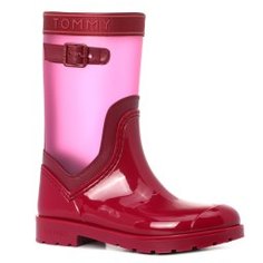 Резиновые сапоги TOMMY HILFIGER FW0FW04126 бордовый