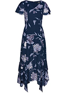 Платья с коротким рукавом Платье с цветочным принтом Bonprix