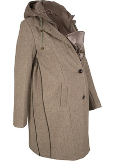 Пальто для беременных с карманом для малыша Bonprix