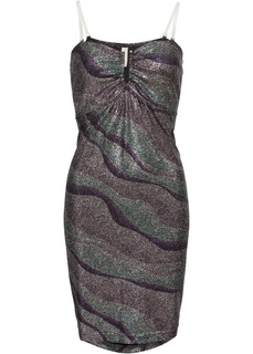 Короткие платья Платье из блестящего материала Bonprix