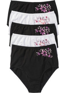 Классика Слипы до талии (5 штук в упаковке) Bonprix