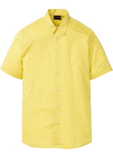 Рубашки с коротким рукавом Рубашка с принтом в горошек и коротким рукавом Bonprix