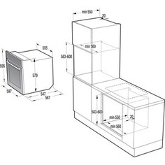 Электрический духовой шкаф Gorenje BO627INI