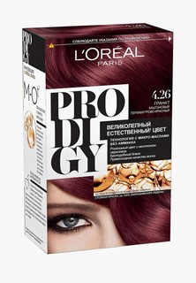 Краска для волос LOreal Paris LOreal "Prodigy" без аммиака, оттенок 4.26, Гранат