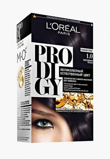 Краска для волос LOreal Paris LOreal "Prodigy" без аммиака, оттенок 1.0, Обсидиан