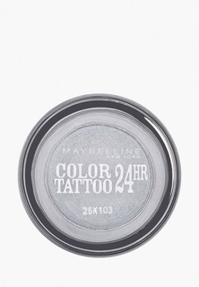 Тени для век Maybelline New York "Color Tattoo 24 часа" оттенок 50 Неизменное серебро 4 мл