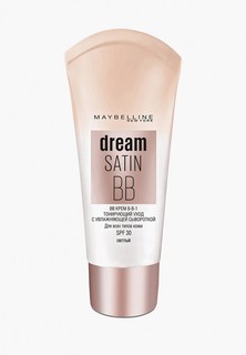 BB-Крем Maybelline New York "Dream Satin", увлажняющий, SPF 30, светлый, 30 мл