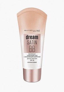 BB-Крем Maybelline New York Dream Satin, увлажняющий, SPF 30, натурально-бежевый, 30 мл