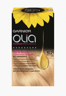Краска для волос Garnier "Olia" без аммиака, оттенок 10.21, Перламутровый Блонд