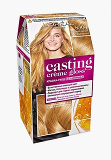 Краска для волос LOreal Paris LOreal "Casting Creme Gloss" без аммиака, оттенок 8304, Карамельный капучино