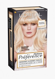 Краска для волос LOreal Paris LOreal "Preference, Платина Суперблонд ", 6 тонов осветления