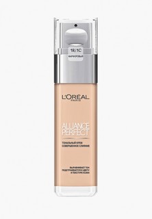 Тональный крем LOreal Paris LOreal Alliance Perfect, Совершенное слияние, выравнивающий и увлажняющий, оттенок 1R, фарфоровый, 30 мл