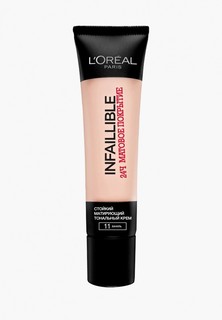 Тональный крем LOreal Paris LOreal Infaillible 24часа матовое покрытие, тон №11 Ваниль, 35 мл