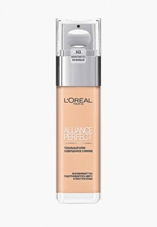 Тональный крем LOreal Paris LOreal Alliance Perfect, Совершенное слияние, выравнивающий и увлажняющий, оттенок N3, 30 мл