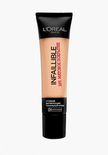 Тональный крем LOreal Paris L'Oreal Infaillible 24часа матовое покрытие, тон №24 Золотисто-бежевый, 35 мл