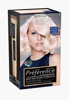 Краска для волос LOreal Paris LOreal "Preference", оттенок 11.21, Ультраблонд