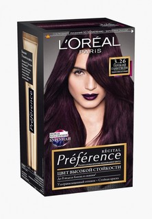 Краска для волос LOreal Paris LOreal "Preference", оттенок 3.26, Терпкий глинтвейн