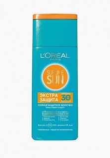 Молочко солнцезащитное LOreal Paris L'Oreal для тела "Sublime Sun" экстра защита, гипоаллергенное, SPF 30, 200 мл