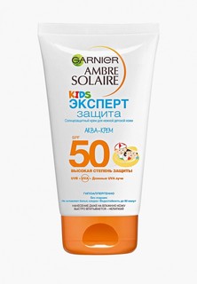 Крем солнцезащитный Garnier Ambre Solaire "Эксперт Защита KIDS", SPF 50, гипоаллергенный, 150 мл