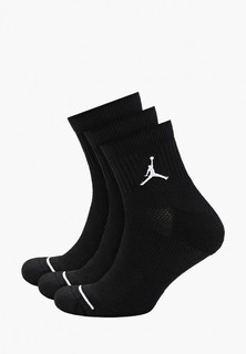 Носки 3 пары Jordan Unisex Jordan Jumpman High-Intensity Quarter Sock (3 Pair)