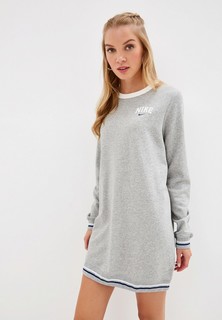 Платье Nike W NSW DRESS LS FLC VRSTY
