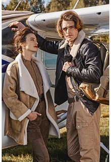 Куртка из овечьей шерсти Virtuale Fur Collection