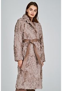 Шуба из овчины калган Virtuale Fur Collection