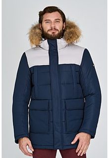 Утепленная куртка с отделкой мехом енота Jorg Weber
